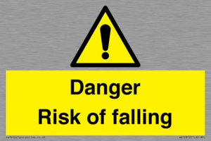 Danger Risk of falling